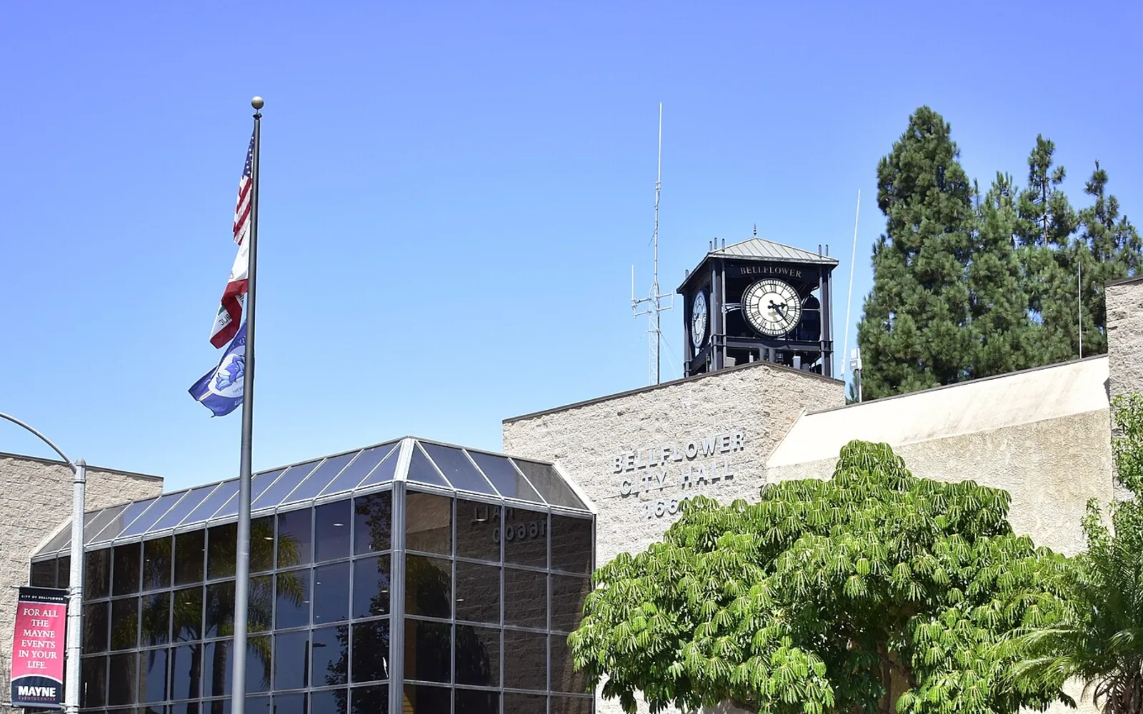 Bellflower City Hall in Bellflower, California